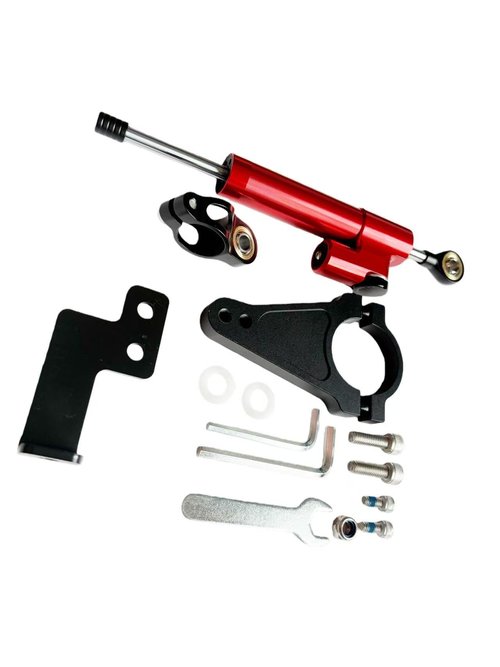 Fankeqi Electric Scooter Steering Damper, high-Speed Dual-Drive Electric Scooter Auxiliary Steering Bracket, Suitable for V7/Teewing X5/BOYUEDA/Yume/TIFGALOP Scooter Front Assist kit