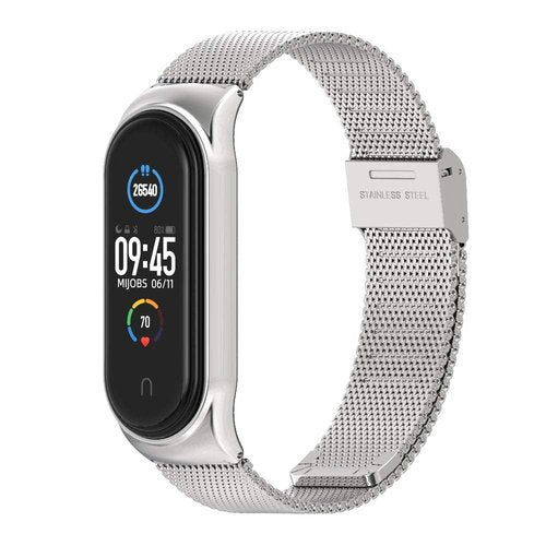 MIJOBS Strap for Xiaomi Mi Band 5 Mi Band 6 Mi Band 7 Breathable Replacement Strap for Band 4/Mi Band 3 Smartwatch Straps Wristband Bracelet for Women Men
