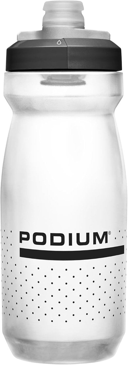 CamelBak Podium Water Bottle - Squeeze Design for Easy Hydration | 21oz Carbon Color