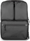 Kenneth Cole REACTION Travel Laptop Backpack - 17-Inch Coated Polyester - Stylish Black Design