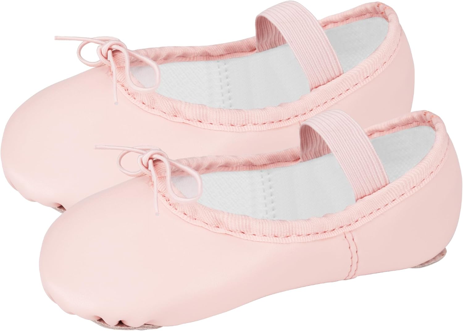 STELLE Ballet Shoes - PU Leather Dance Slippers for Girls & Boys | Toddler to Big Kid Sizes