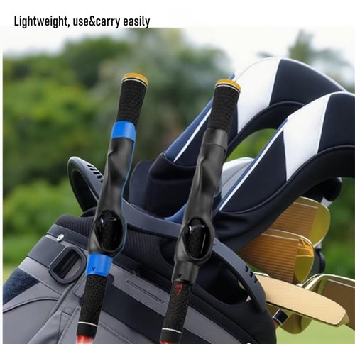 2 Pack Golf Grip Trainer, Golf Club Grip Training Aid Equipment for Beginners Practice Grip Posture (Black+ Navy)