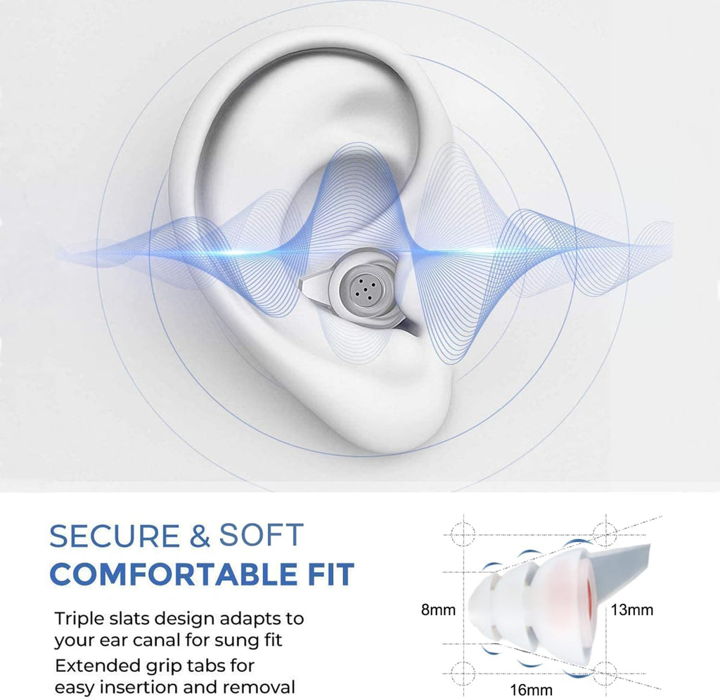 Regine Switzerland Shooting Ear Plugs - 30 dB NRR Impulse Noise Reduction | Reusable Silicone for Outdoor Shooting & Hunting