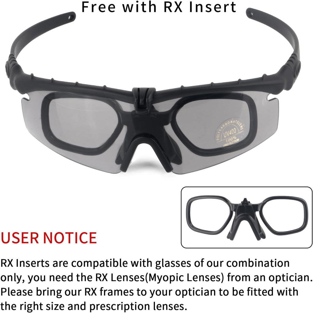 Skiennix Sports Goggles - Anti-Fog Sunglasses with 3 Interchangeable Lenses for Optimal Vision