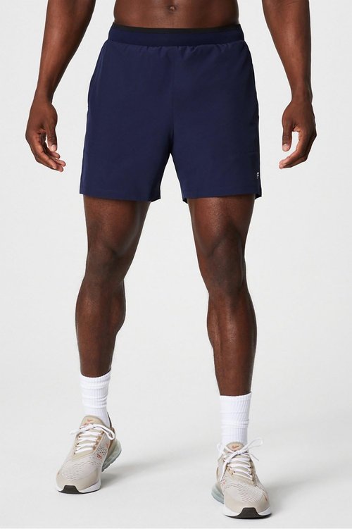 Fabletics Men's The Fundamental Short II - Ultra Lightweight Workout Shorts for Gym & Running