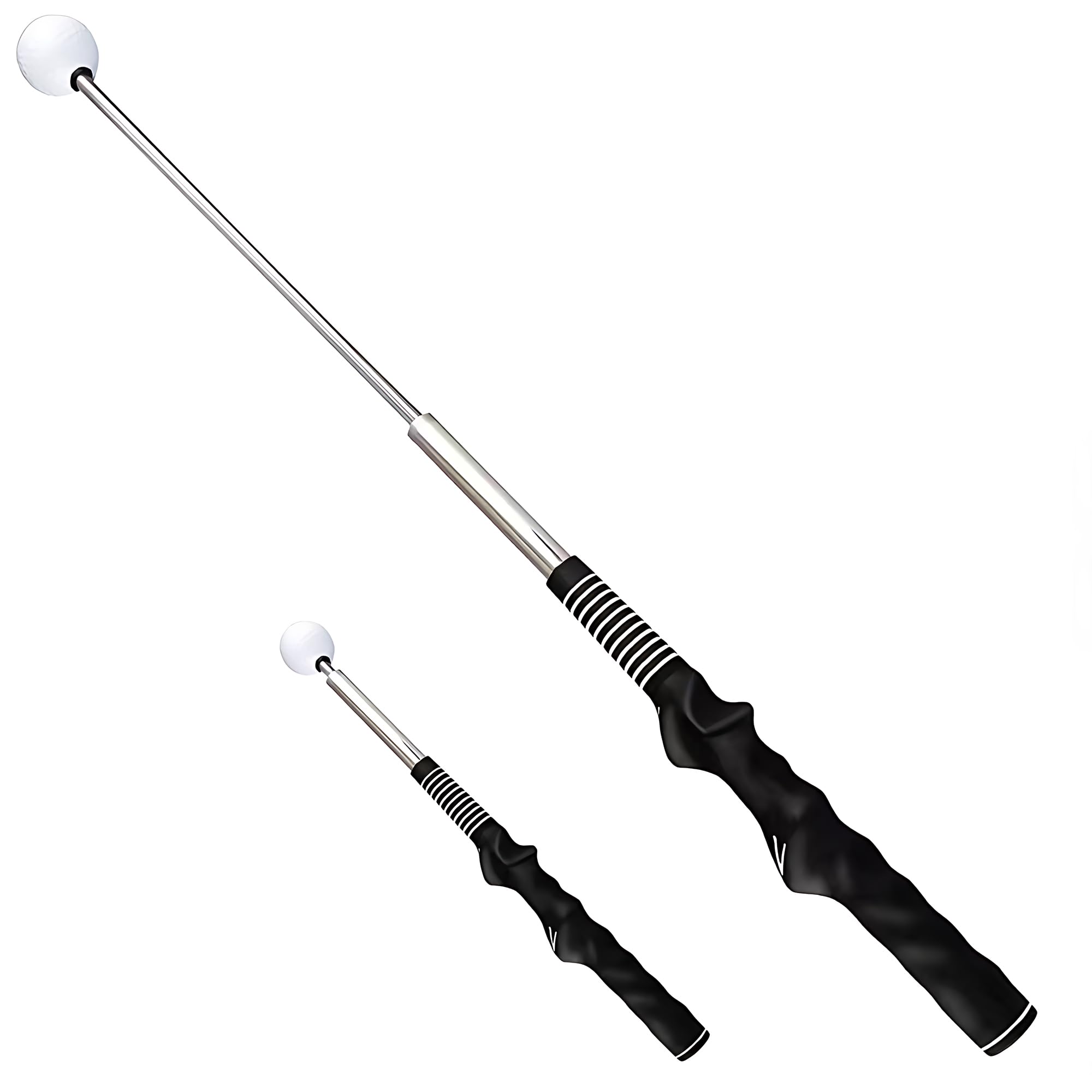 SDXSY Retractable Golf Swing Trainer with Click Feedback - Right-Handed Grip & Tempo Corrector for Indoor/Outdoor Practice, Warm-up and Chipping Training