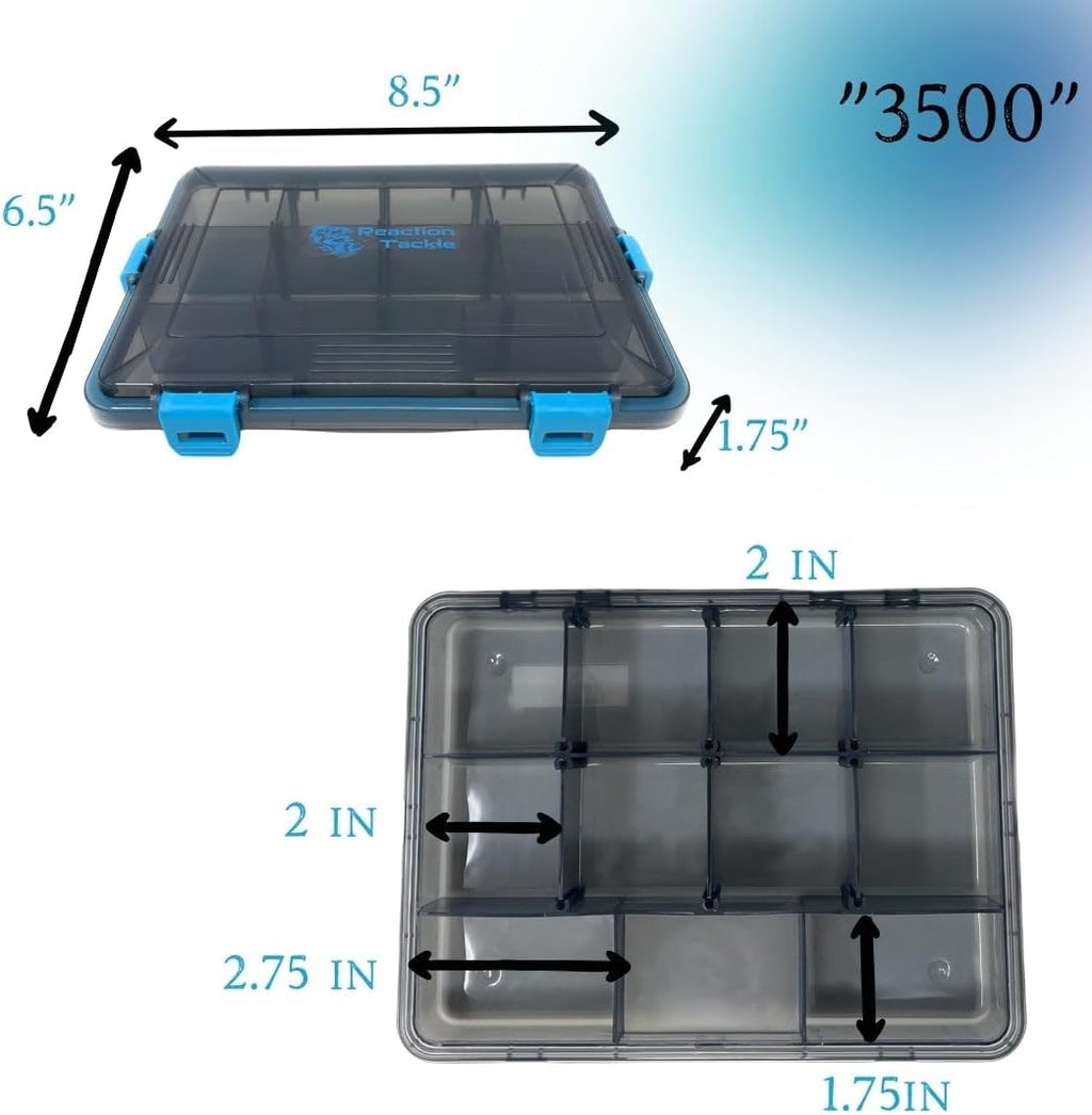 Reaction Tackle Ultimate Tackle Box Trays - Organize Your Fishing Gear | 3600 & 3700 Plastic Storage Solutions