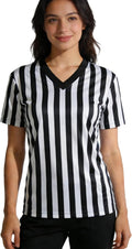 Skiennix Women's Referee Shirt - Official V-Neck Football & Basketball Jersey | Perfect for Halloween Costume