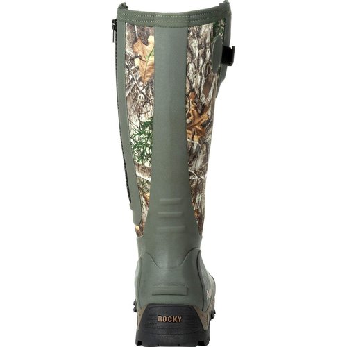 ROCKY Sport Pro Rubber Outdoor Boot, Realtree Edge, Size 10(M)