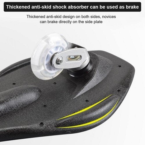XUDREZ Caster Board Skateboard, Compact and Lightweight Caster Board Deluxe Junior Caster Board in Amazing 8 Color with Illuminating Wheels and 360 Degree Casters for More Excitement and Fun