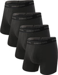 BAMBOO COOL Men's Ultra Breathable Boxer Briefs - No Riding Up Design with Comfort Waistband | Multipack
