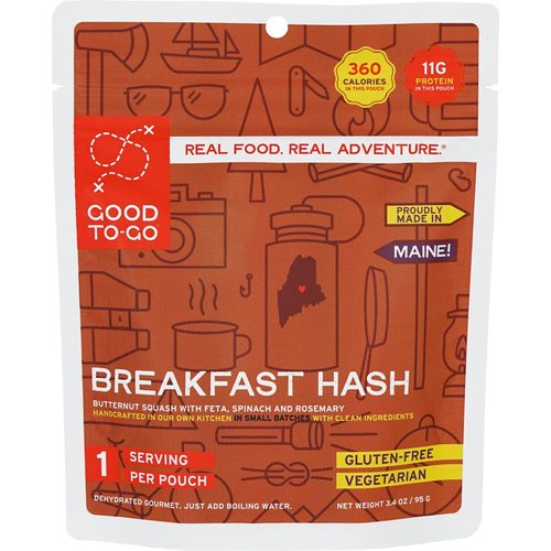 Good To-Go Breakfast Hash - Dehydrated Camping Meal | Just Add Water | Single Serving