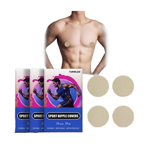 Comfort Nipple Covers for Men – Multi-Use for Sports, Gym & Everyday Wear – Anti-Chafing, Breathable & Water Proof.