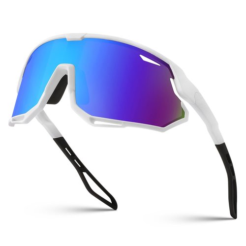 FEISEDY Sport Sunglasses for Men Women, Cycling Glasses with UV Protection, for Baseball, Ski, Runing, Golf B0082