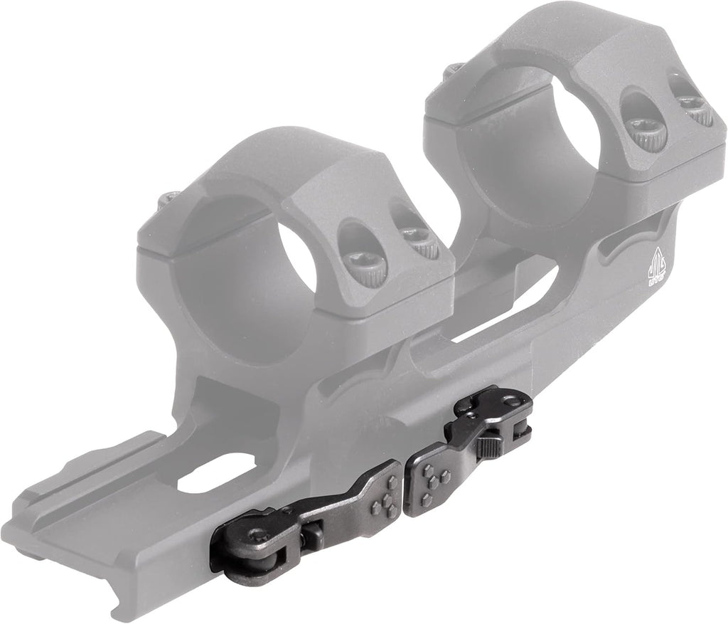 UTG ACCU-SYNC QR 1" Medium Pro 34mm Offset Scope Mount - Durable Black Finish
