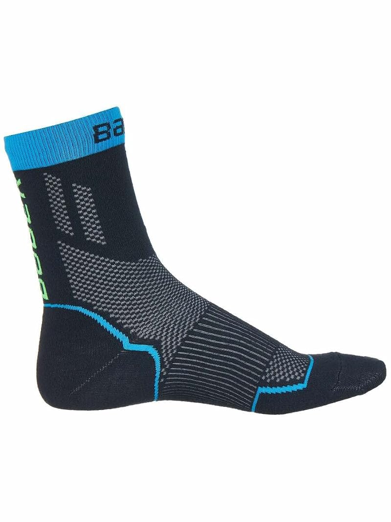 Bauer Performance Sock Low Black Medium Skate Sock - Breathable, Light Weight