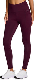 RBX Fleece-Lined Leggings for Women Yoga Pants with Pockets Gym Pants for Cold Weather Full-Length Leggings for Running Yoga