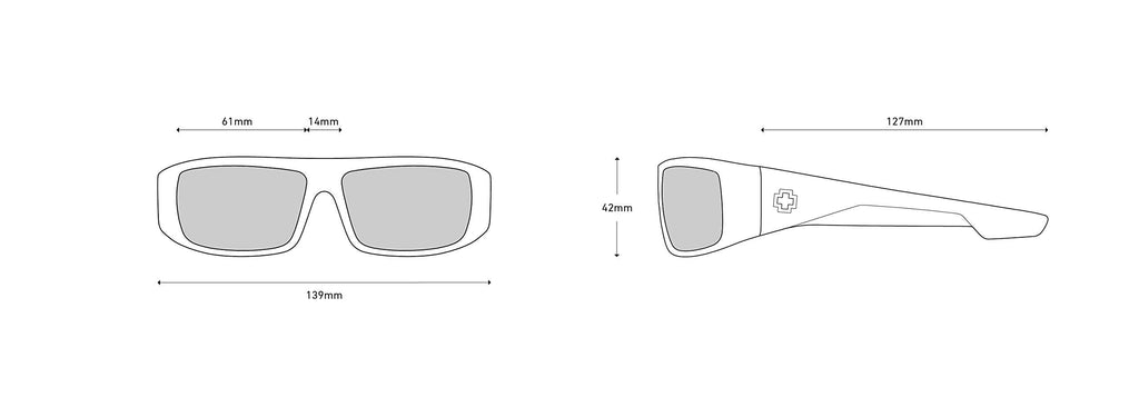 Spy Optic Logan Wrap Sunglasses | ANSI RX