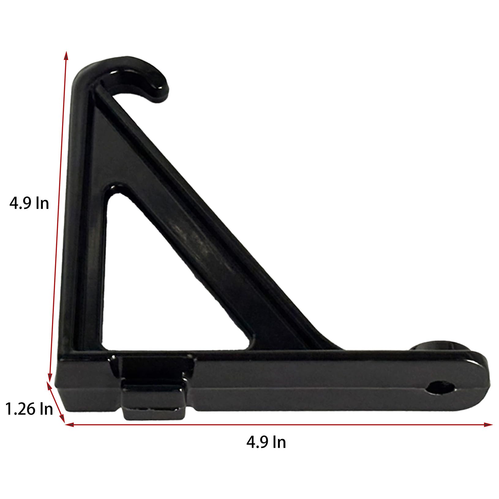 Trucktok Load Stops Replacement for T-Slot Truck Cross Bar Heavy Duty Ladder Firewood Skis Snowboard Kayak Most Truck Bed Rails Rack Systems（ 4 Pack）