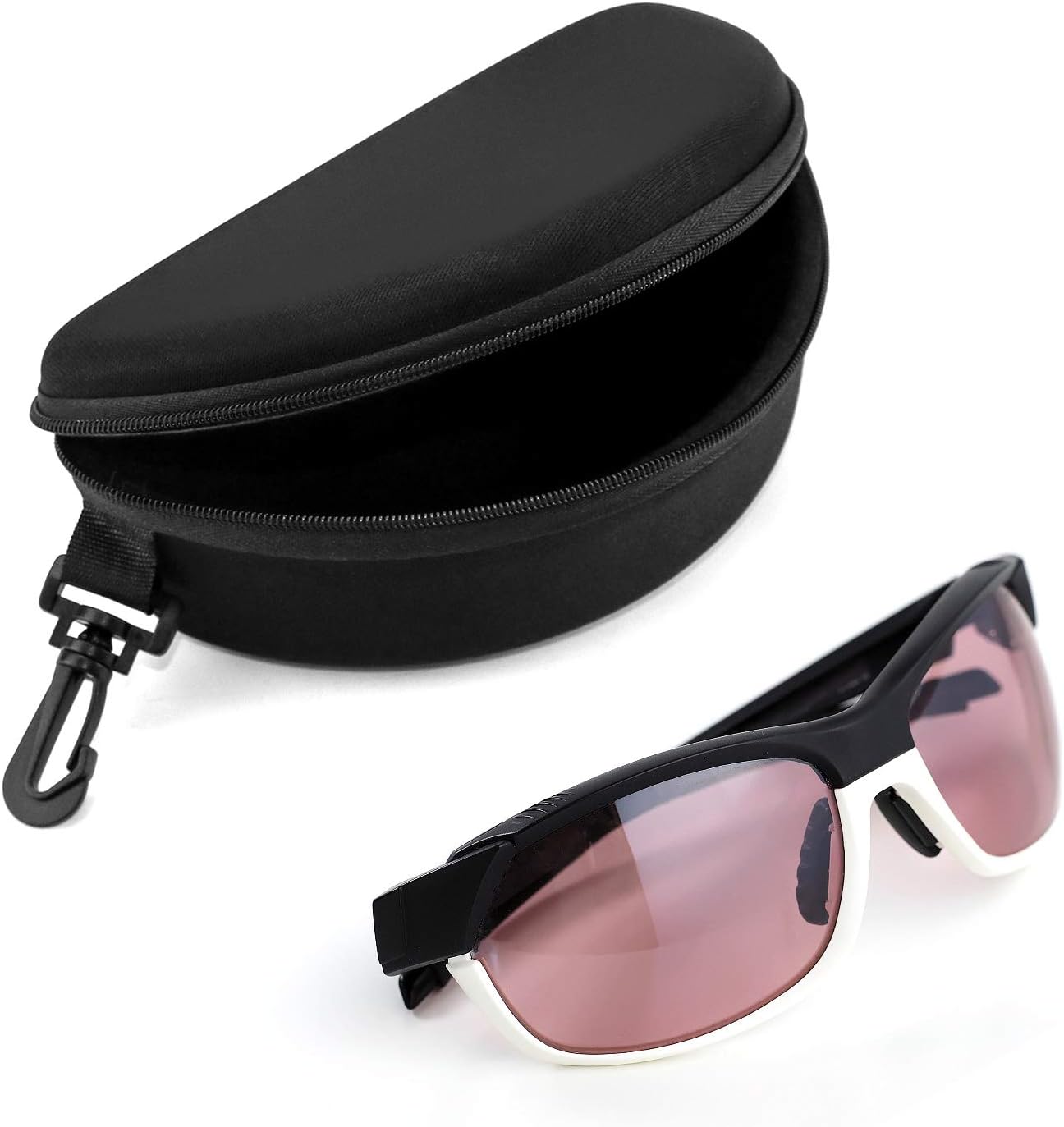 QWORK Sports Glasses Case - Durable Snowboard Goggles Storage Box | Single Piece Design