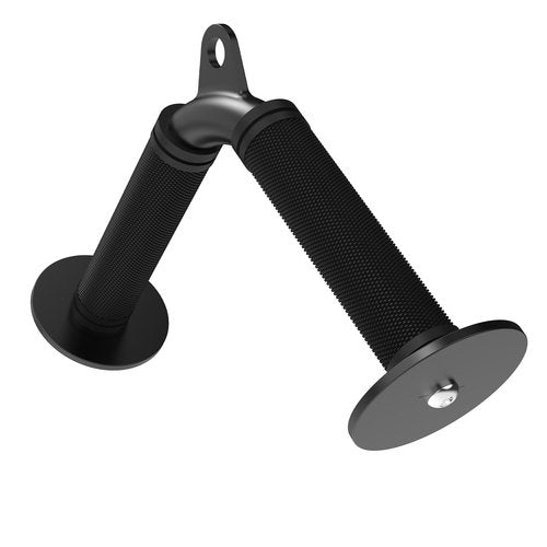 Fit4Fun Tricep V Bar Cable Attachment, Non-Slip Rubber Grip Tricep Bar for Gym Cable Machine, Tricep Pull Down Attachment for Arm Training