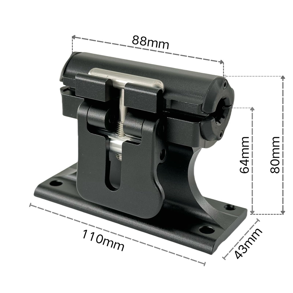 ODIER Thru Axle Bike Fork Mount Quick and Secure Mount for SUV Van and Camper