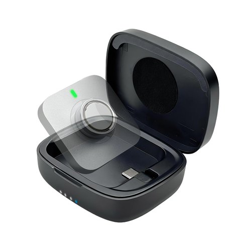 finlusri Wireless Charging Case for Oura Ring gen 4 & gen 3 Charger, 1000mAh Portable Travel Charger Station Fits All-Sized Ring Gen 4 | Gen 3 (Official Charger NOT Included)
