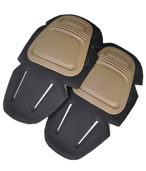 HARGLESMAN Tactical Combat Knee Pads - Protective Gear for Military & Airsoft | Khaki Color