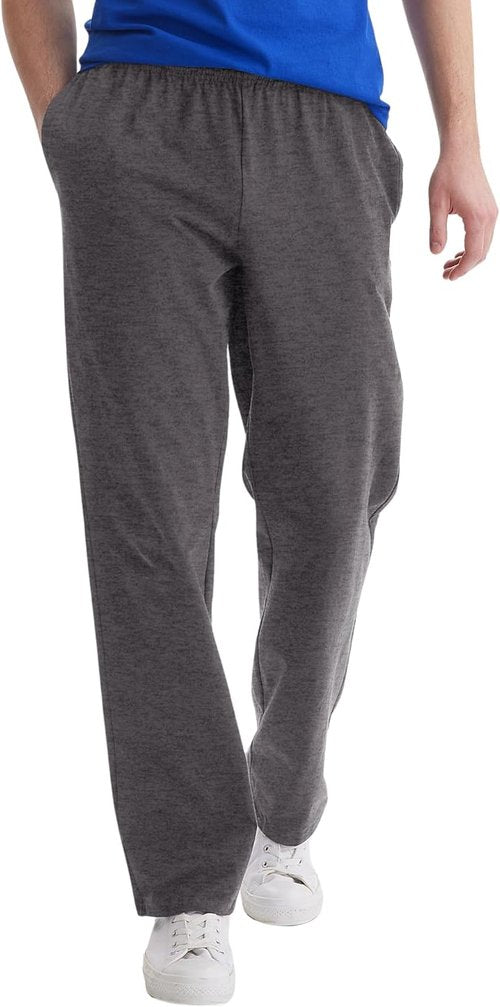 Hanes Men's Jersey Sweatpants - Comfortable Cotton Lounge Pants with Pockets | Perfect for Relaxation