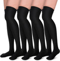 Aoliks Compression Socks - 4 Pairs for Men & Women | Ultimate Support for Nurses, Running & Travel