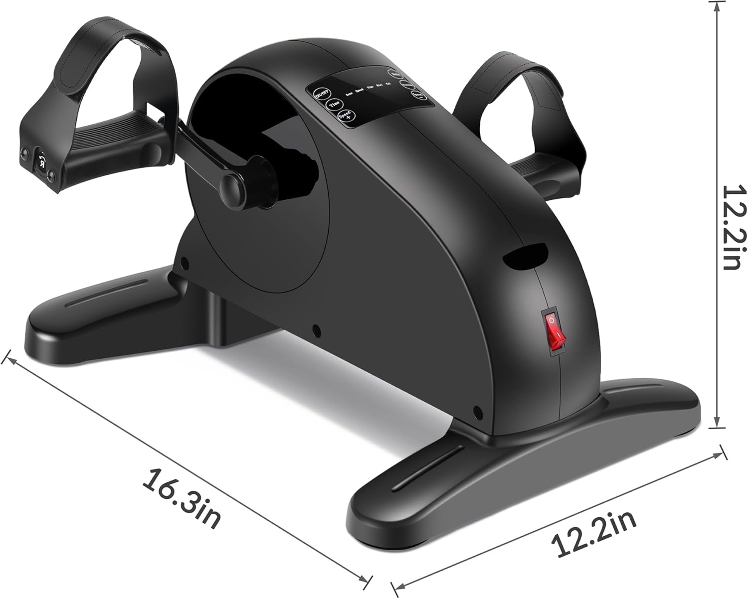 Skiennix Electric Pedal Exerciser - Mini Motorized Bike for Low Impact Leg & Arm Workouts