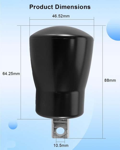 TIKSCIENCE Gym Fitness Cable Ball Stopper Ends for 5mm/6mm Home Gym Machine Accessories, Gym Machine Cable Stopper Ball Rubber Steel, Fitness Equipment Wire Rope Port Joint