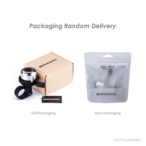 BONMIXC Bike Bell Brass Mini, Clearer Louder Longer Sustained Purer Tone