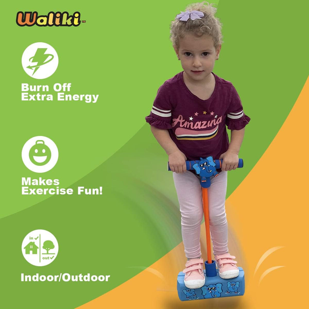 WALIKI Foam Pogo Hopper - Elephant Jumper | Fun & Safe Toy for Kids Age 4+