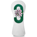 Golf Headcovers Golf Club Head Covers Advanced Embroidery Cherry Blossom Leather Driver Fairway(FW) Wood Hybrid(UT) with Number Tags Protects Against Scratches and Damage