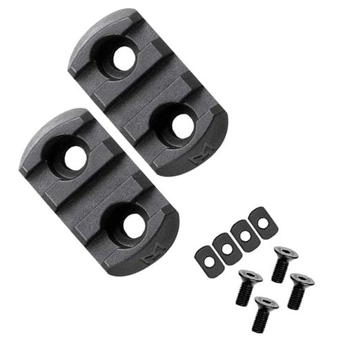 Gotical Multi Slots Mlok to Picatinny Rail Adapter 3 Slot Picatinny Rail Section Three Slots for MLok Handguard 2 Pieces (Pack of 2)