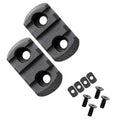 Gotical Multi Slots Mlok to Picatinny Rail Adapter 3 Slot Picatinny Rail Section Three Slots for MLok Handguard 2 Pieces (Pack of 2)
