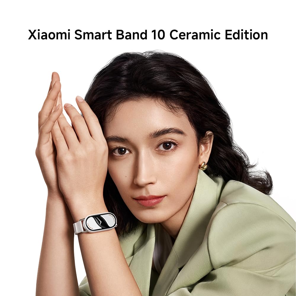 XIAOMI Mi Smart Band 10 (2025) Global Version - 1.72" AMOLED Display | 21 Days Battery Life | Touchscreen, Multi-Sport Tracker, Activity Tracker, Heart Rate Monitor | BT5.4 - (Midnight Black)
