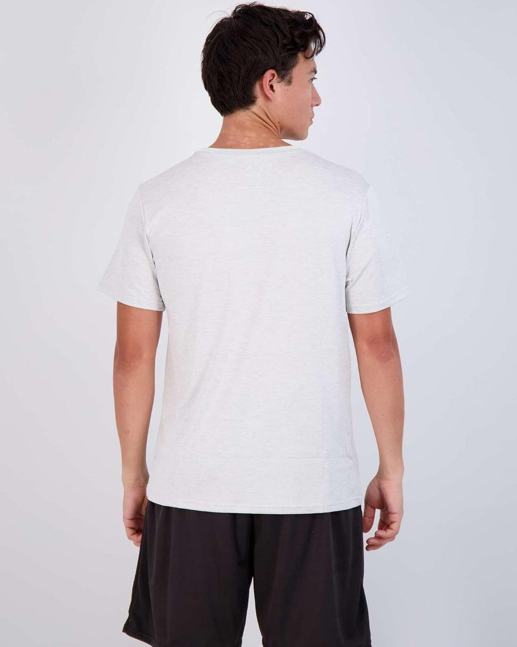 Real Essentials Men's Dry-Fit Short Sleeve Crew Neck T-Shirts - 5 Pack for Fitness & Gym Workouts