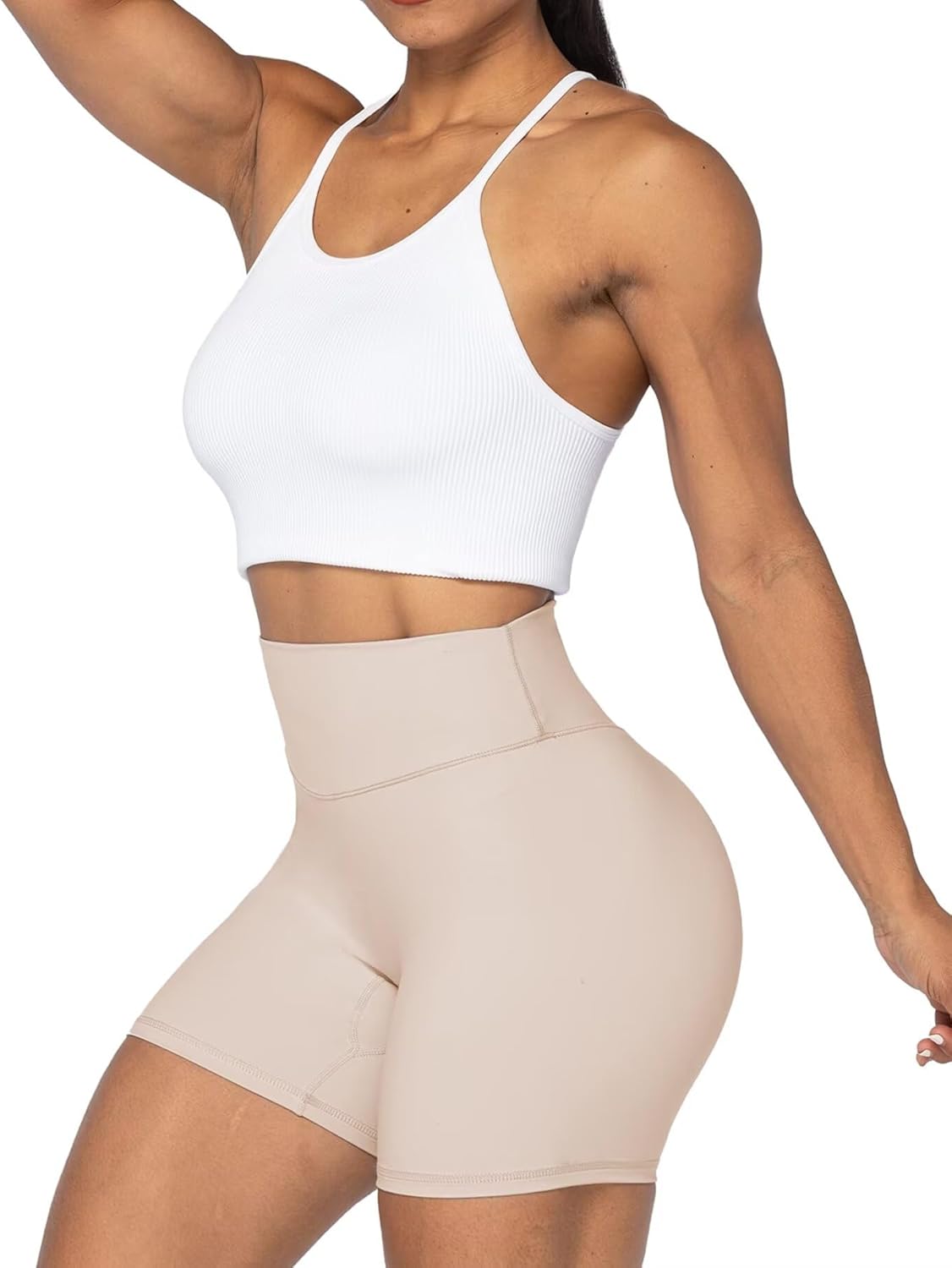 Sunzel High Waist Biker Shorts - Squat Proof Yoga & Workout Shorts for Women | Comfortable Fit