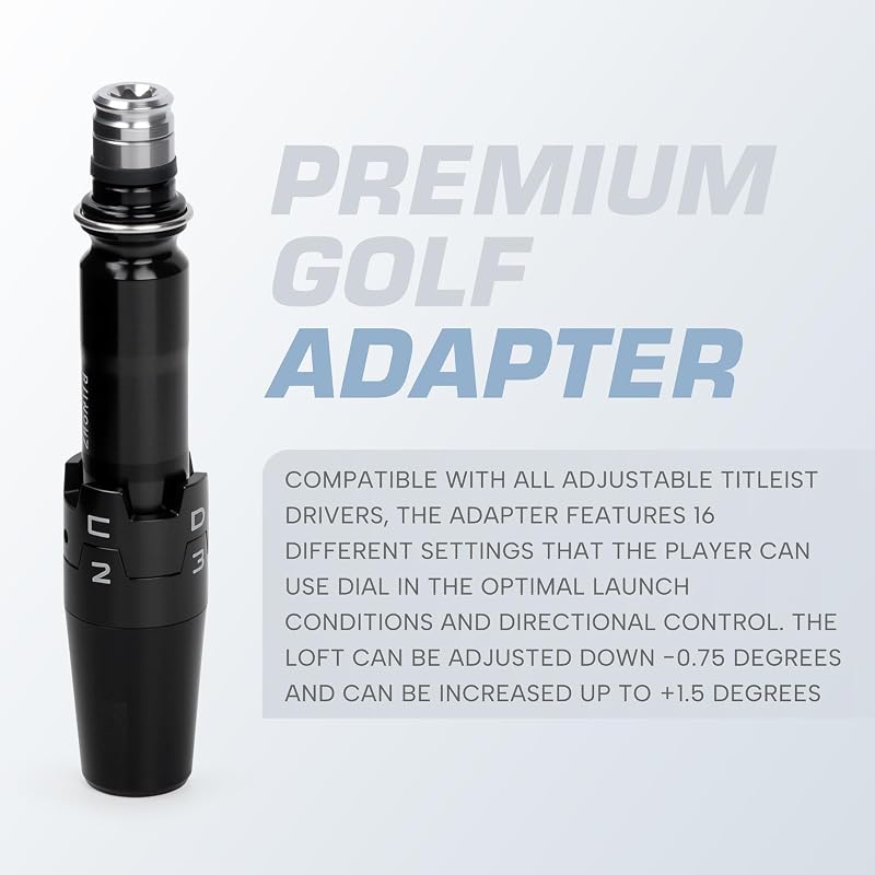 Golf Shaft Adapter Sleeve .335 Tip for Titleist & More - Aluminum