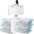 NOVGYXKM 12 Packs Large Compressed Towel 56'' x 28'' Disposable Cotton Bath Towels Portable Thick Paper Towel Reusable Suitable for Hiking Camping Beach Swimming and Traveling (12)