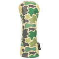 STICKIT Magnetic Fairway Woods and Hybrids Head Cover - Fatigue Camo | Premium Leather Golf Accessory with Industrial Magnetic for Easy Attachment | Fits Most Fairway Woods/Metals and Hybrids