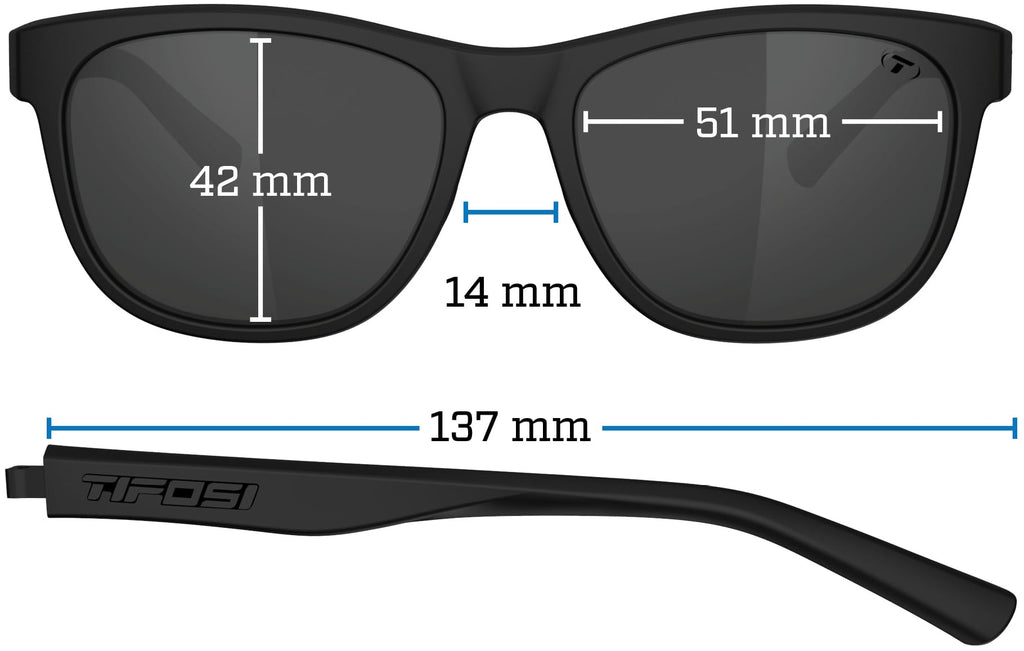 Tifosi Optics Swank Sunglasses (Blue Confetti/Brown Lens - Polarized)