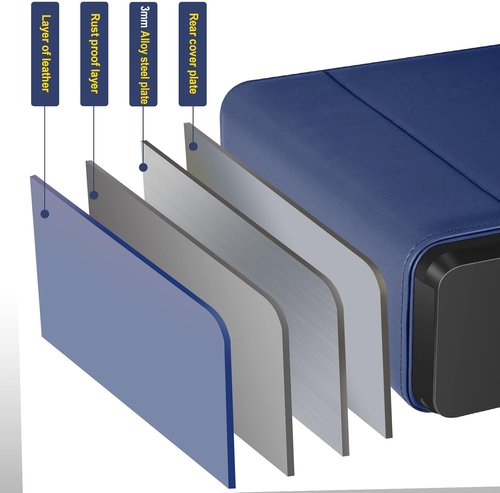 Biometric Fingerprint Safe - Slide-Away Handgun Storage for Pistols & Jewelry - Blue