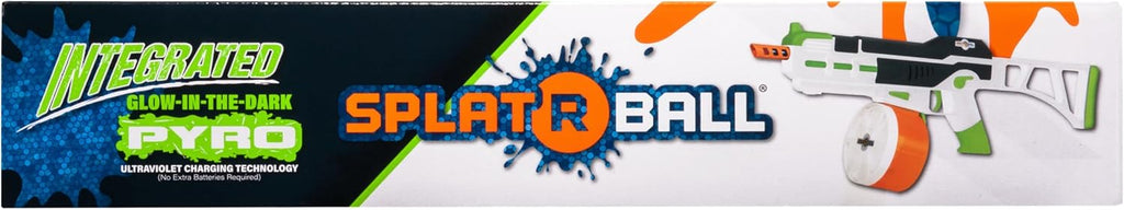 SplatRball Gel Ball Blaster Kit - 1200 Pyro Glow-in-the-Dark Water Beads | Shoots Up to 225 FPS