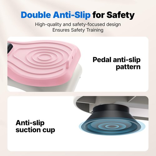 MERACH Waist Twister Machine Exercise, Waist Twister Fitness Tool with Display Counter, Exercise Twist Board for Slim Waist and Belly Fat, Noiseless Home Gym Workout Equipment for Women & Men (Pink)