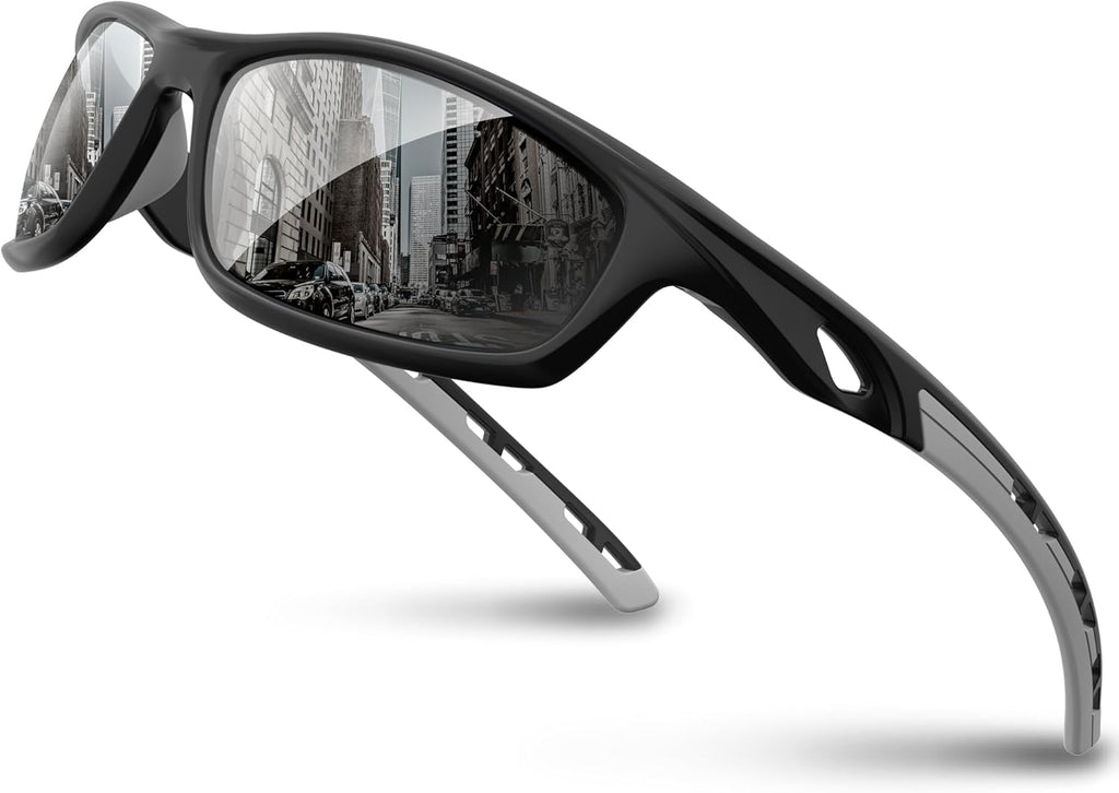 RIVBOS Polarized Sunglasses for Men & Women - UV Protection Sports Shades | Cycling & Fishing RB833
