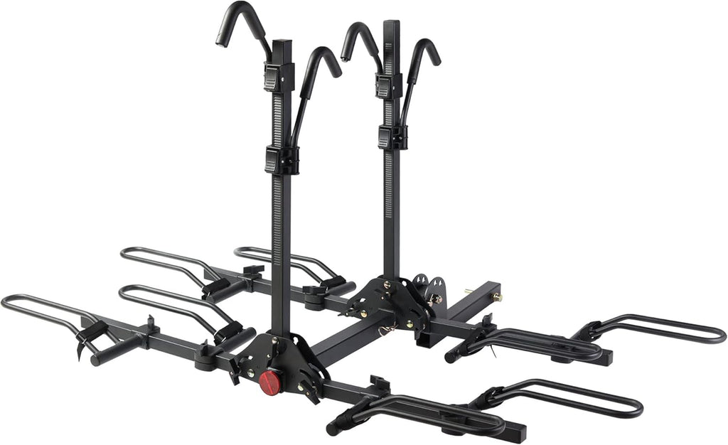 Young 4-Bike Rack - Hitch Mount Platform Carrier for Cars, Trucks & SUVs | 160 lbs Capacity