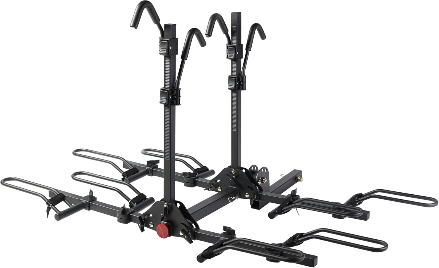 Young 4-Bike Rack - Hitch Mount Platform Carrier for Cars, Trucks & SUVs | 160 lbs Capacity